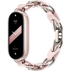 Ремешок-Цепочка для фитнес-браслета Xiaomi Smart Band 9/8, Цвет: Pink