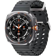 Samsung Galaxy Watch Ultra | 47 mm | Titanium Gray | Marine/Dark Gray, Размер ремешка : M/L, Цвет ремешка: Dark Gray, Тип ремешка : Marine, Размер корпуса : 47 мм, Цвет: Titanium Gray, Подключение часов : Bluetooth / Wi-Fi + 4G LTE