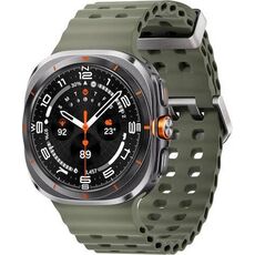 Samsung Galaxy Watch Ultra | 47 mm | Titanium Gray | Marine/Green, Размер ремешка : M/L, Цвет ремешка: Green, Тип ремешка : Marine, Размер корпуса : 47 мм, Цвет: Titanium Gray, Подключение часов : Bluetooth / Wi-Fi + 4G LTE