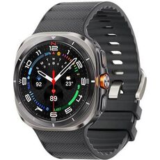 Samsung Galaxy Watch Ultra | 47 mm | Titanium Silver | Peakform/Dark Gray, Размер ремешка : M/L, Цвет ремешка: Dark Gray, Тип ремешка : Peakform, Размер корпуса : 47 мм, Цвет: Titanium Silver, Подключение часов : Bluetooth / Wi-Fi + 4G LTE