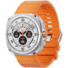 Samsung Galaxy Watch Ultra | 47 mm | Titanium White | Peakform/Orange, Размер ремешка : M/L, Цвет ремешка: Orange, Тип ремешка : Peakform, Размер корпуса : 47 мм, Цвет: Titanium White, Подключение часов : Bluetooth / Wi-Fi + 4G LTE