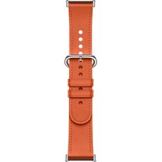 Кожаный быстросъемный ремешок для Xiaomi Smart Band 9/8 Pro, Цвет: Orange