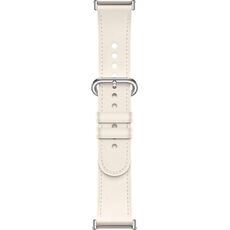 Кожаный быстросъемный ремешок для Xiaomi Smart Band 9/8 Pro, Цвет: White