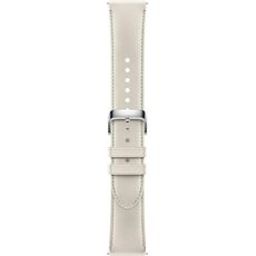 Кожаный ремешок для умных часов Xiaomi Watch 2 Pro, Цвет: White
