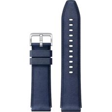 Кожаный ремешок для умных часов  Xiaomi Watch S1, Цвет: Dark blue