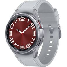 Samsung Galaxy Watch 6 Classic  | 43 mm | 4G LTE | Silver | Sport/Silver, Размер ремешка : S/M, Цвет ремешка: Silver, Тип ремешка : Sport, Размер корпуса : 43 мм, Цвет: Silver, Подключение часов : Bluetooth / Wi-Fi + 4G LTE