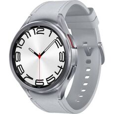 Samsung Galaxy Watch 6 Classic  | 47 mm | 4G LTE | Silver | Sport/Silver, Размер ремешка : M/L, Цвет ремешка: Silver, Тип ремешка : Sport, Размер корпуса : 47 мм, Цвет: Silver, Подключение часов : Bluetooth / Wi-Fi + 4G LTE