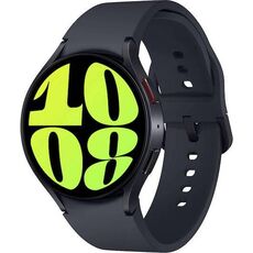 Samsung Galaxy Watch 6 | 44 mm | Graphite | Sport/Graphite, Размер ремешка : M/L, Цвет ремешка: Graphite, Тип ремешка : Sport, Размер корпуса : 44 мм, Цвет: Graphite, Подключение часов : Bluetooth / Wi-Fi