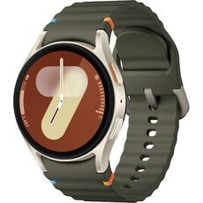Samsung Galaxy Watch 7  | 40 mm | 4G LTE | Cream | Sport/Green, Размер ремешка : S/M, Цвет ремешка: Green, Тип ремешка : Sport, Размер корпуса : 40 мм, Цвет: Cream, Подключение часов : Bluetooth / Wi-Fi + 4G LTE