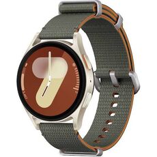 Samsung Galaxy Watch 7 | 40 mm |  Cream | Athleisure/Green, Размер ремешка : S/M, Цвет ремешка: Green, Тип ремешка : Athleisure, Размер корпуса : 40 мм, Цвет: Cream, Подключение часов : Bluetooth / Wi-Fi