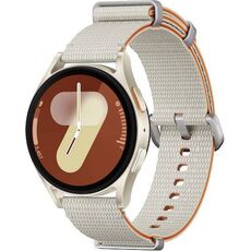 Samsung Galaxy Watch 7 | 40 mm |  Cream | Athleisure/Cream, Размер ремешка : S/M, Цвет ремешка: Cream, Тип ремешка : Athleisure, Размер корпуса : 40 мм, Цвет: Cream, Подключение часов : Bluetooth / Wi-Fi