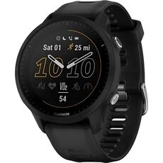 Смарт-часы Garmin Forerunner 955, SOLAR (Версии с линзами для зарядки от солнечной батареи собирают солнечную энергию и продлевают срок службы батареи.): Нет, Цвет: Black