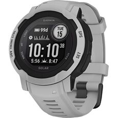 Смарт-часы Garmin Instinct 2 Solar Standard Edition, Версия: Standard, Размер корпуса : 45 мм, SOLAR (Версии с линзами для зарядки от солнечной батареи собирают солнечную энергию и продлевают срок службы батареи.): Да, Цвет: Mist Gray