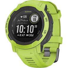 Смарт-часы Garmin Instinct 2 Standard Edition, Версия: Standard, Размер корпуса : 45 мм, SOLAR (Версии с линзами для зарядки от солнечной батареи собирают солнечную энергию и продлевают срок службы батареи.): Нет, Цвет: Electric Lime