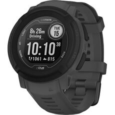 Смарт-часы Garmin Instinct 2 Dēzl Edition, Версия: Dēzl, Размер корпуса : 45 мм, SOLAR (Версии с линзами для зарядки от солнечной батареи собирают солнечную энергию и продлевают срок службы батареи.): Нет, Цвет: Black
