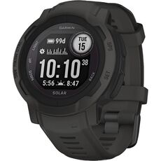 Смарт-часы Garmin Instinct 2 Solar Standard Edition, Версия: Standard, Размер корпуса : 45 мм, SOLAR (Версии с линзами для зарядки от солнечной батареи собирают солнечную энергию и продлевают срок службы батареи.): Да, Цвет: Graphite