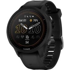 Смарт-часы Garmin Forerunner 955 Solar, SOLAR (Версии с линзами для зарядки от солнечной батареи собирают солнечную энергию и продлевают срок службы батареи.): Да, Цвет: Black