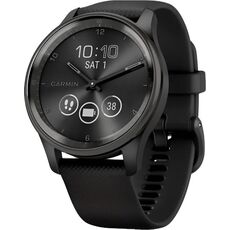 Смарт-часы Garmin Vívomove Trend, Версия: Vívomove Trend, Цвет: Slate Stainless Steel Bezel/Black