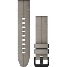 Ремешок сменный Garmin QuickFit 20 мм, Цвет: Shale Gray Suede Leather