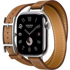 Apple Watch Hermès Series 10 | 42 мм, Размер ремешка : 130–155 мм, Размер корпуса : 42 мм, Цвет: Brown