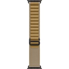 Ремешок Apple Watch Alpine Loop | Black Titanium Finish | Tan, Размер ремешка : 130–160 мм, Размер корпуса : 49 мм, Цвет: Tan, Цвет корпуса : Black