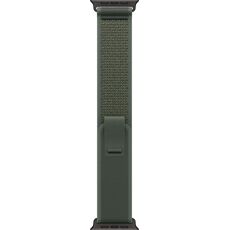 Ремешок Apple Watch Trail Loop | Black Titanium Finish | Green, Размер ремешка : 130–180 мм, Размер корпуса : 49 мм, Цвет: Green, Цвет корпуса : Black