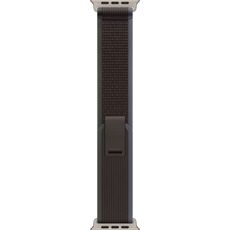Ремешок Apple Watch Trail Loop | Natural Titanium Finish | Blue/Black, Размер ремешка : 130–180 мм, Размер корпуса : 49 мм, Цвет: Blue/Black, Цвет корпуса : Natural