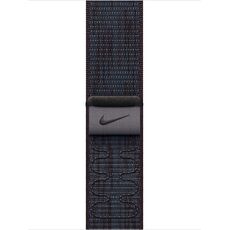 Ремешок Apple Watch Nike Sport Loop | Black/Blue, Размер ремешка : 130–190 мм, Размер корпуса : 40 мм, Цвет: Black/Blue
