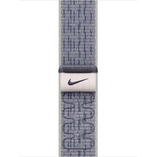 Ремешок Apple Watch Nike Sport Loop | Grey/Blue, Размер корпуса : 46 мм, Цвет: Grey/Blue, Размер ремешка : 145–220 мм