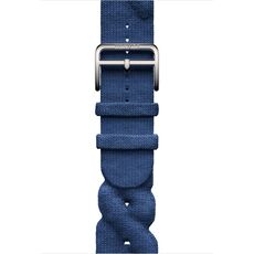 Ремешок Apple Watch Hermès Torsade Single Tour | Navy, Размер ремешка : 160–195 мм, Размер корпуса : 46 мм (Также работает с 44 мм), Цвет: Navy