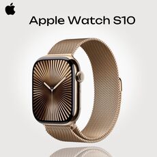 Apple Watch Series 10 | 42 мм, Размер ремешка : 130–180 мм, Размер корпуса : 42 мм, Цвет: Gold