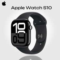 Apple Watch Series 10 | 46 мм, Размер ремешка : 140–190 мм, Размер корпуса : 46 мм, Цвет: Black