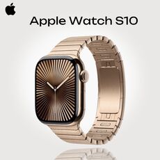 Apple Watch Series 10 | 46 мм, Размер ремешка : 150–200 мм, Размер корпуса : 46 мм, Цвет: Gold