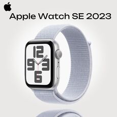 Apple Watch SE 2023 | 44 мм, Размер ремешка : 140–245 мм, Размер корпуса : 44 мм, Цвет: Blue Cloud