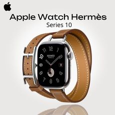 Apple Watch Hermès Series 10 | 42 мм, Размер ремешка : 130–155 мм, Размер корпуса : 42 мм, Цвет: Brown