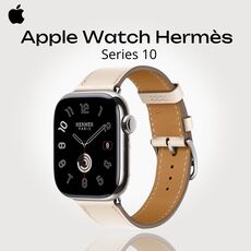 Apple Watch Hermès Series 10  | 42 мм, Размер ремешка : 140–175 мм, Размер корпуса : 42 мм, Цвет: Béton