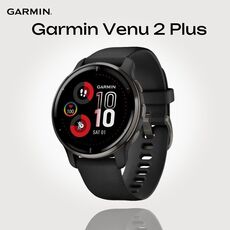 Смарт-часы Garmin Venu 2 Plus, Размер корпуса : 43 мм, Цвет: Black