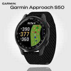 Смарт-часы Garmin Approach S50, Версия: S50, Цвет: Silver Aluminum Bezel/Black