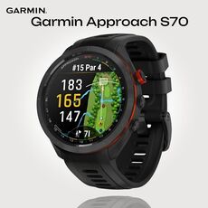 Смарт-часы Garmin Approach S70 - 47 mm, Размер корпуса : 47 мм, Цвет: Black Ceramic Bezel/Black