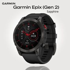 Смарт-часы Garmin Epix (Gen 2) Sapphire Edition | 47 mm, Версия: Sapphire, Цвет: Black Titanium