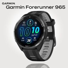 Смарт-часы Garmin Forerunner 965, Цвет: Black/Powder Gray