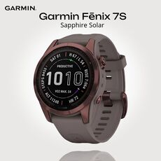 Смарт-часы Garmin Fēnix 7S Sapphire Solar Edition, Версия: Sapphire Solar, Размер корпуса : 42 мм, Цвет: Dark Bronze Titanium/Shale Gray