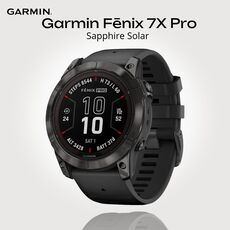 Смарт-часы Garmin Fēnix 7X Pro Sapphire Solar Edition, Версия: Pro | Sapphire Solar, Размер корпуса : 51 мм, Цвет: Carbon Gray DLC Titanium