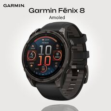 Смарт-часы Garmin Fēnix 8 Amoled 47 mm, Версия: Amoled, Размер корпуса : 47 мм, Цвет: Black/Pebble Gray