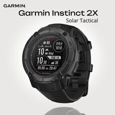 Смарт-часы Garmin Instinct 2X Solar Tactical Edition, Версия: Tactical, SOLAR (Версии с линзами для зарядки от солнечной батареи собирают солнечную энергию и продлевают срок службы батареи.): Да, Размер корпуса : 50 мм, Цвет: Black