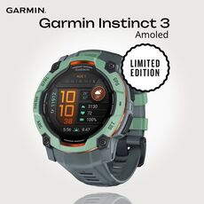 Смарт-часы Garmin Instinct 3 Amoled | 50 mm, Версия: Instinct 3 Amoled, Размер корпуса : 50 мм, Цвет: Neo Tropic/Twilight
