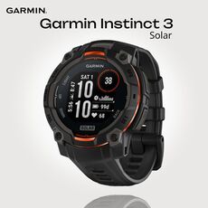 Смарт-часы Garmin Instinct 3 Solar | 45 mm, Версия: Instinct 3 Solar, Размер корпуса : 45 мм, Цвет: Black