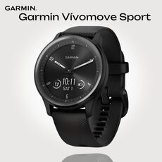 Смарт-часы Garmin Vívomove Sport, Версия: Vívomove Sport, Цвет: Black Case/Slate Accents