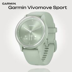 Смарт-часы Garmin Vívomove Sport, Версия: Vívomove Sport, Цвет: Mint Case/Silver Accents