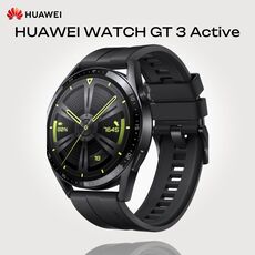 HUAWEI WATCH GT 3 Active | 46 mm, Размер корпуса : 46 мм, Цвет: Graphite black
